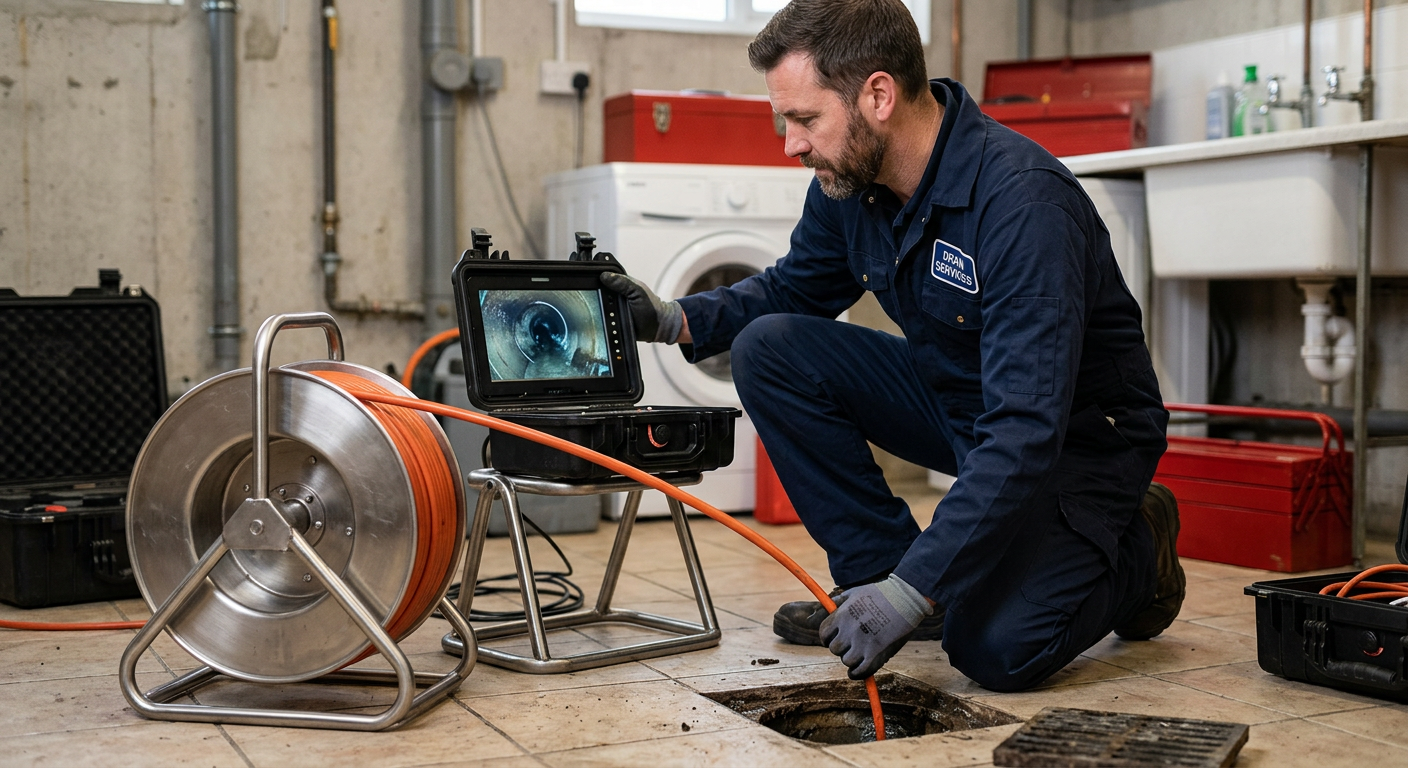 Inspection caméra endoscopique de canalisation à Maisons-Alfort